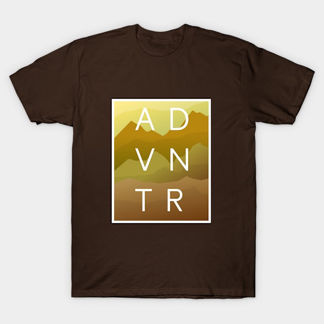 ADVNTR tshirt T-Shirt by Zakaria Azis